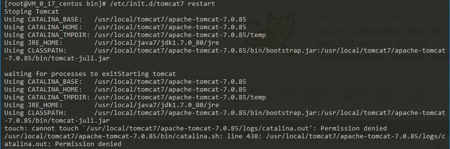 CentOS 6 tomcat环境配置