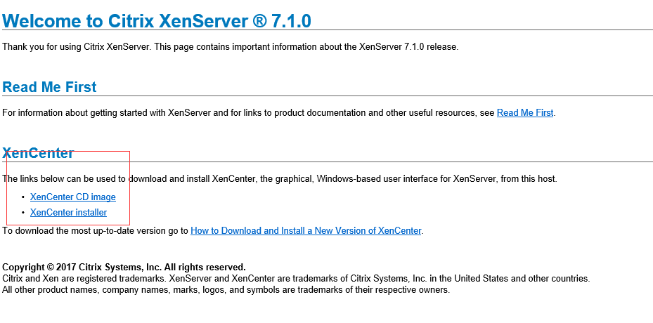 XenServer 7.x安装教程